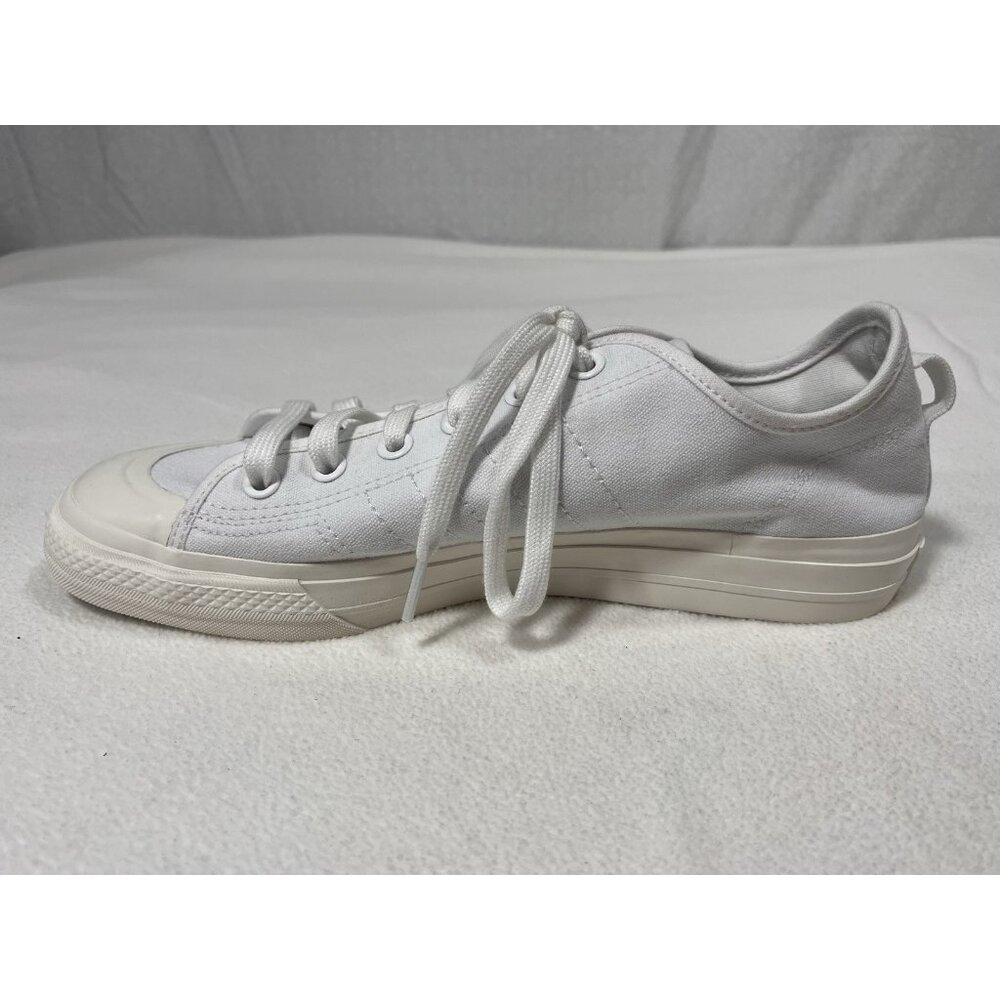 Adidas Nizza RF White Canvas Gum Sole Sneakers Men’s 10.5 EF1883 New - Picture 12 of 16
